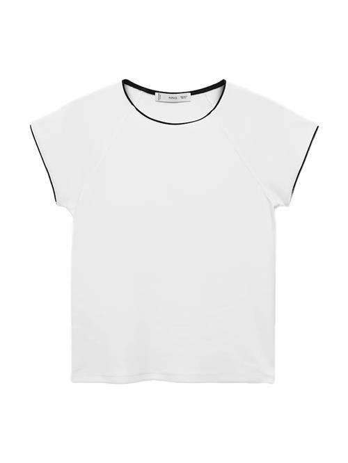 MANGO Shirts 'CONTI'  sort / hvid