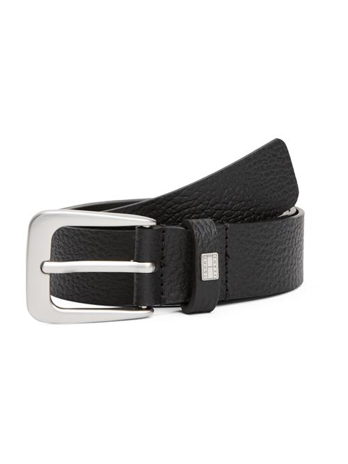 Tommy Jeans Bælte 'HERITAGE 3.0'  sort / sølv