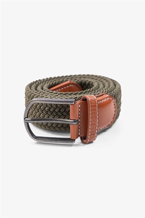 Elastisk Bælte - Armygrøn - 95-cm - TeeShoppen