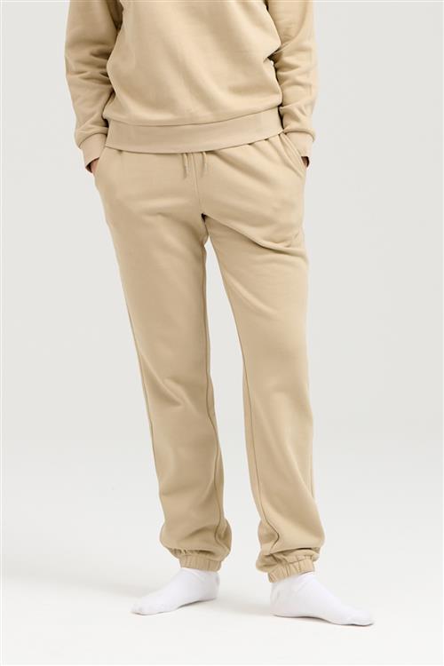 Basic Sweatpants - Mørk Beige - Dame - M - TeeShoppen