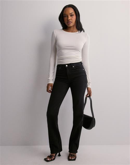 Dr Denim - Sort - Lexy Straight