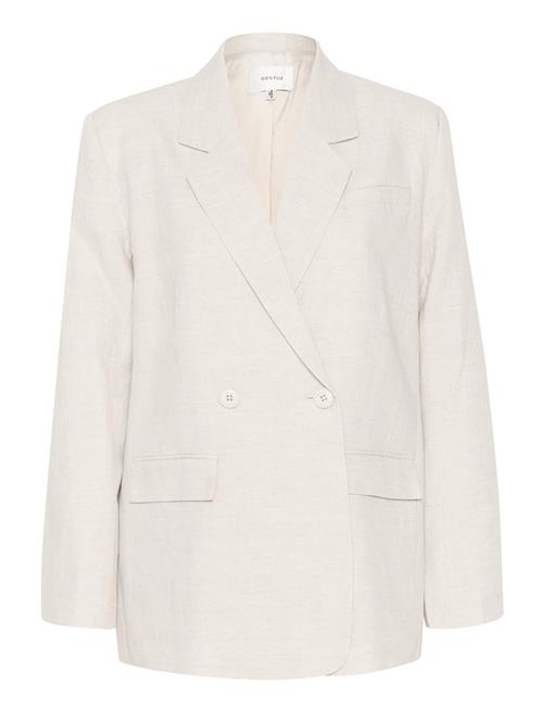 Lizagz Linen Blazer Noos Gestuz Cream