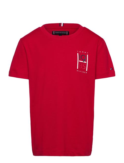 Th Graphic Reg Tee Ss Tommy Hilfiger Red