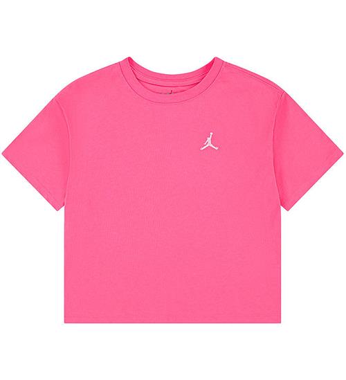 Jordan T-shirt - Boxy - Hyper Pink m. Logo