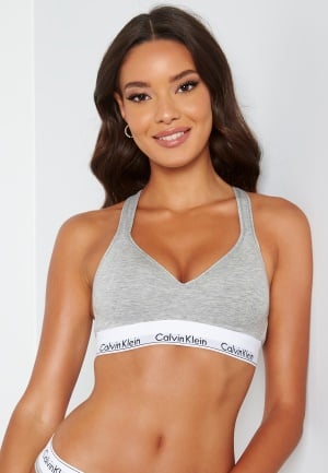 Calvin Klein CK Cotton Bralette Lift 020 Grey Heather L