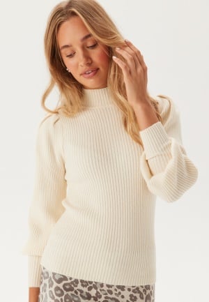 ONLY Onlkatia Highneck Pullover Whitecap Gray:W. Melange XL