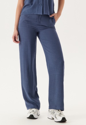 Object Collectors Item Objsanne Aline Wide Pant Dark Denim Detail:Col 34
