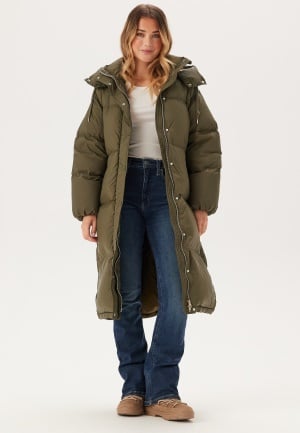 GANT Full Length Down Coat Dark Cactus XS