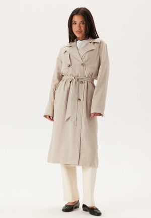 SELECTED FEMME Slfjada Sun Trenchcoat Nomad Detail:melange 34