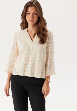 VILA Vilumena V-neck 3/4 TOP TOP To Birch XS