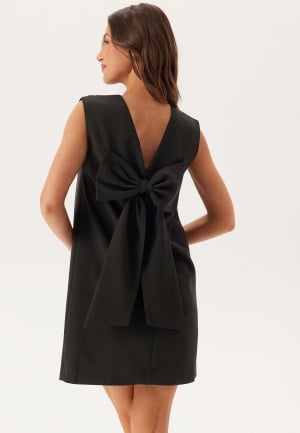 VILA Vigery O-neck S/L SHORT DRESS  Black Beauty 34