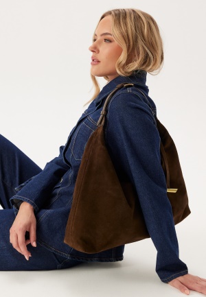 Liffner Pillow Hobo Dark Brown Onesize