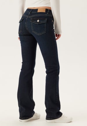 BUBBLEROOM Low Bootcut Flap Jeans Dark blue 34