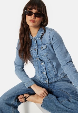 ONLY Onlwonder Denim Jacket Light Blue Denim S