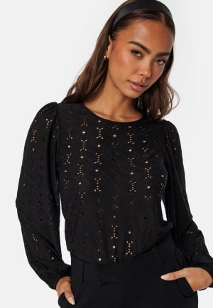 Happy Holly Sabina Top Black 44/46