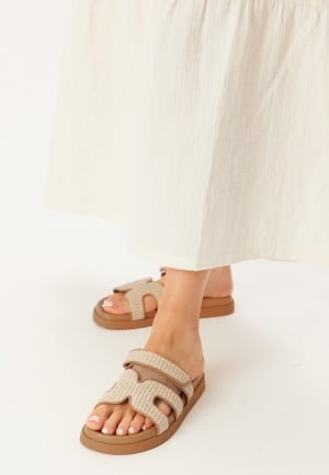 Steve Madden Missile Sandal Nat Raffia 38