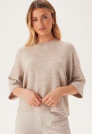 ONLY Onlsimoni 3/4 PULLOVER KNT PUL Pumice Stone L