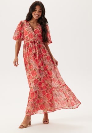 VILA Vipalma S/S ANKLE DRESS ANKLE  Dubarry Aop:flowers 40