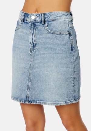 VILA Vikaja Denim Skirt Light Blue Denim 36