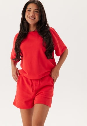 Pieces Pcchilli Summer HW Shorts Poppy Red M
