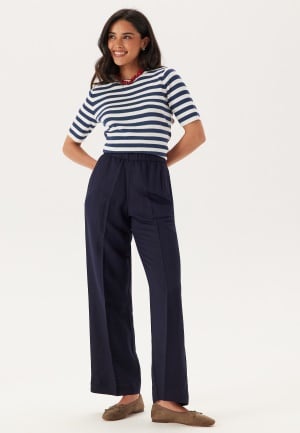 GANT Rel Linen Blend Pull On Pants Evening Blue 38
