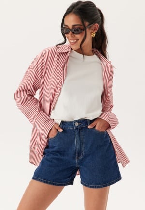 Pieces Pcabbi Mw Shorts Medium Blue Denim M