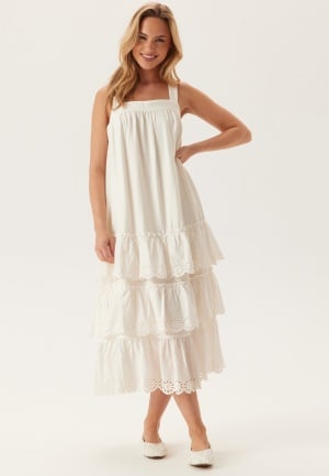 VERO MODA Vmpeach Sl 7/8 DRESS DRESS DRE Cloud Dancer M