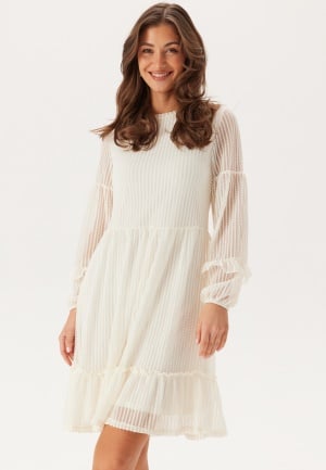 ONLY Onlnaja L/S Baloon Dress Cloud Dancer L