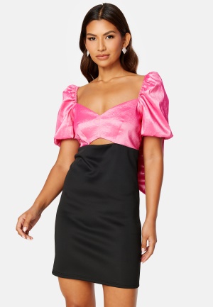 BUBBLEROOM Bow Dress Pink/Black 42