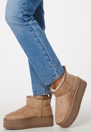BUBBLEROOM Bernice Mini Platform Boots Mole 39