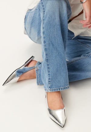 ONLY Onlaura-2 Pu Slingback Ballari silver 39