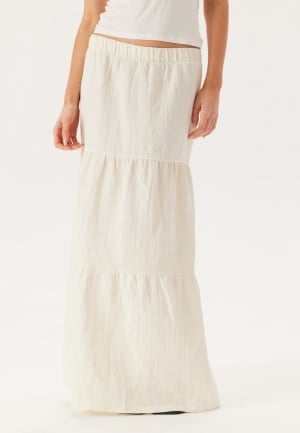 Pieces Pcsikka Hw Maxi Skirt Cloud Dancer L