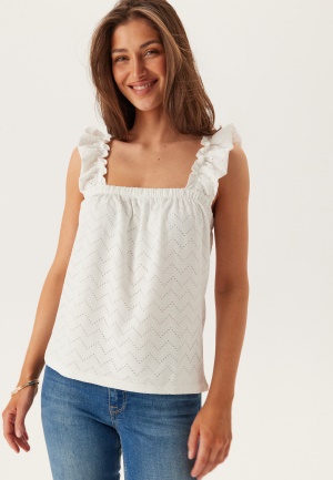 VERO MODA Vmthas Singlet Top Snow White L