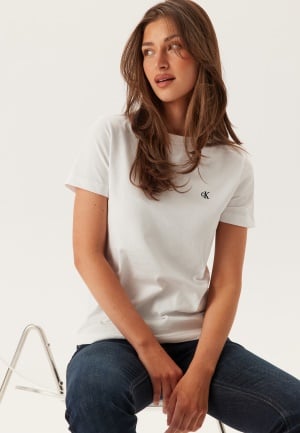 Calvin Klein Jeans Archive Jersey Crew Tee  Yaa Brilliant White M