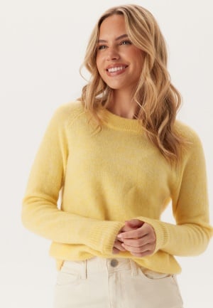 SELECTED FEMME Slflulu LS Knit O-Neck Sundress Detail:MELANGE XL