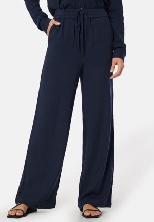 SELECTED FEMME Sflviva-Gulia HW  Linen Pant Dark Sapphire 34