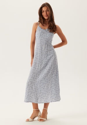 Pieces Pcnya Slip Ankle Dress Cashmere Blue AOP:FLOWER XL