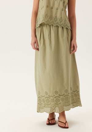 ONLY Onllou Life Emb Long Skirt Elm XL