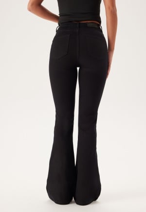 BUBBLEROOM High Flare Superstretch Jeans Black 48