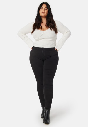 Happy Holly Amy Push Up Jeans Black 38R