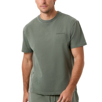 Björn Borg Oversized Washed T-shirt Militærgrøn  bomuld Large Herre
