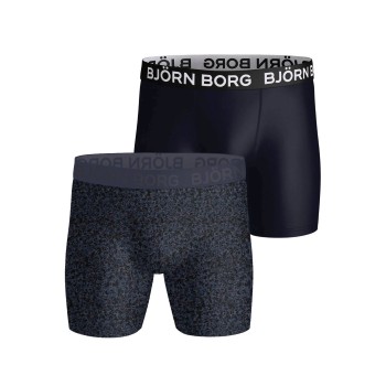 Björn Borg 2P Sports Microfiber Stretch Boxers Flerfarvet polyester Large Herre