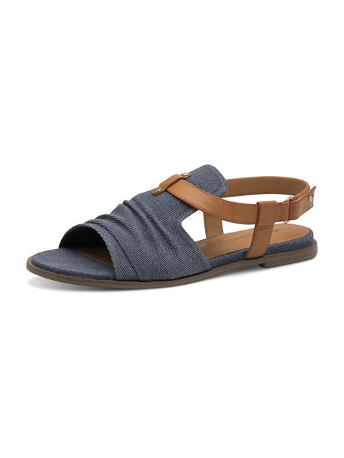 Se Tamaris Sandaler  blue denim / cognac ved About You