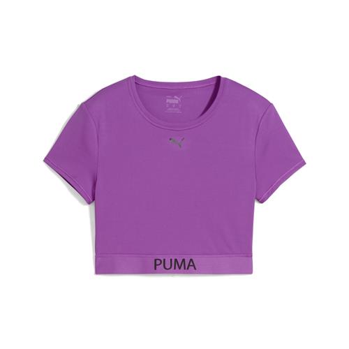 PUMA Funktionsbluse 'Strong'  mørkelilla / sort