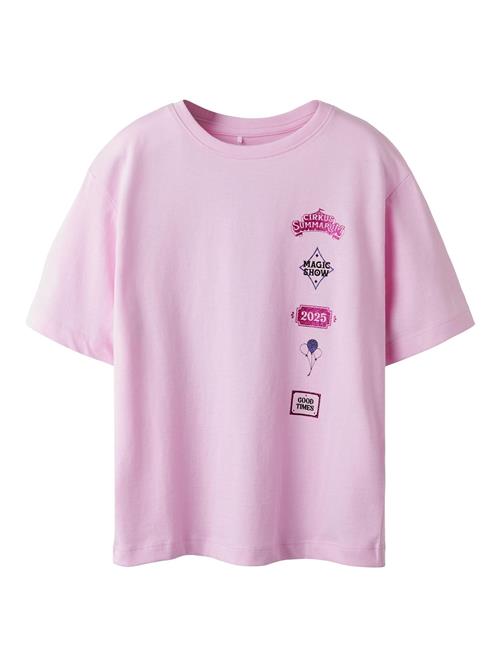NAME IT Bluser & t-shirts 'NKFCirkiana'  pink / mørk pink / sort