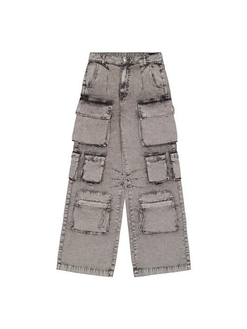 ALPHA INDUSTRIES Cargojeans  grey denim