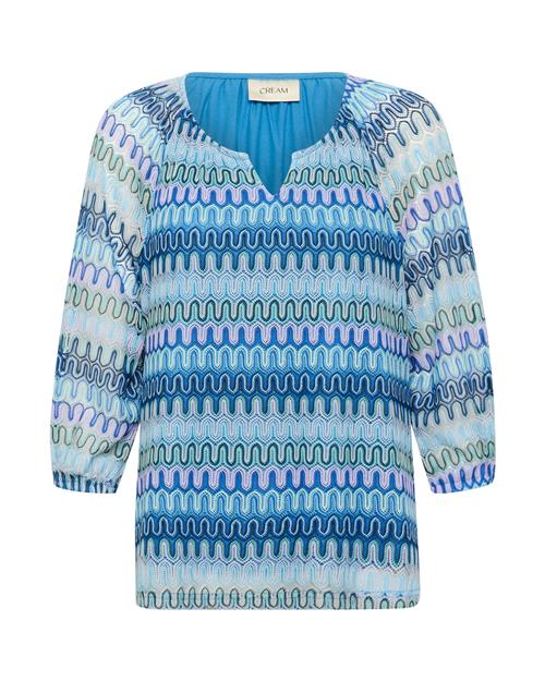 Cream Bluse 'CRCova '  blå / blandingsfarvet