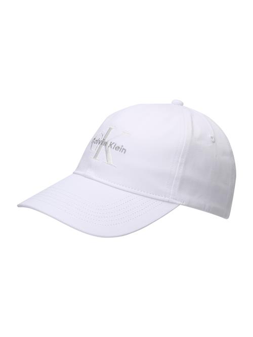 Calvin Klein Jeans Hætte  grå / sølv / hvid