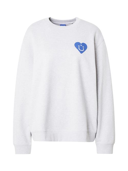 HUGO Sweatshirt  blå / grå-meleret / sort