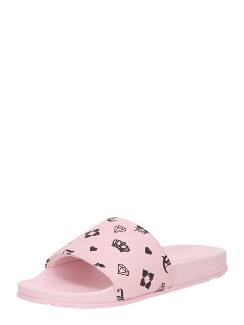 Juicy Couture Pantoletter 'MIA'  lyserød / sort